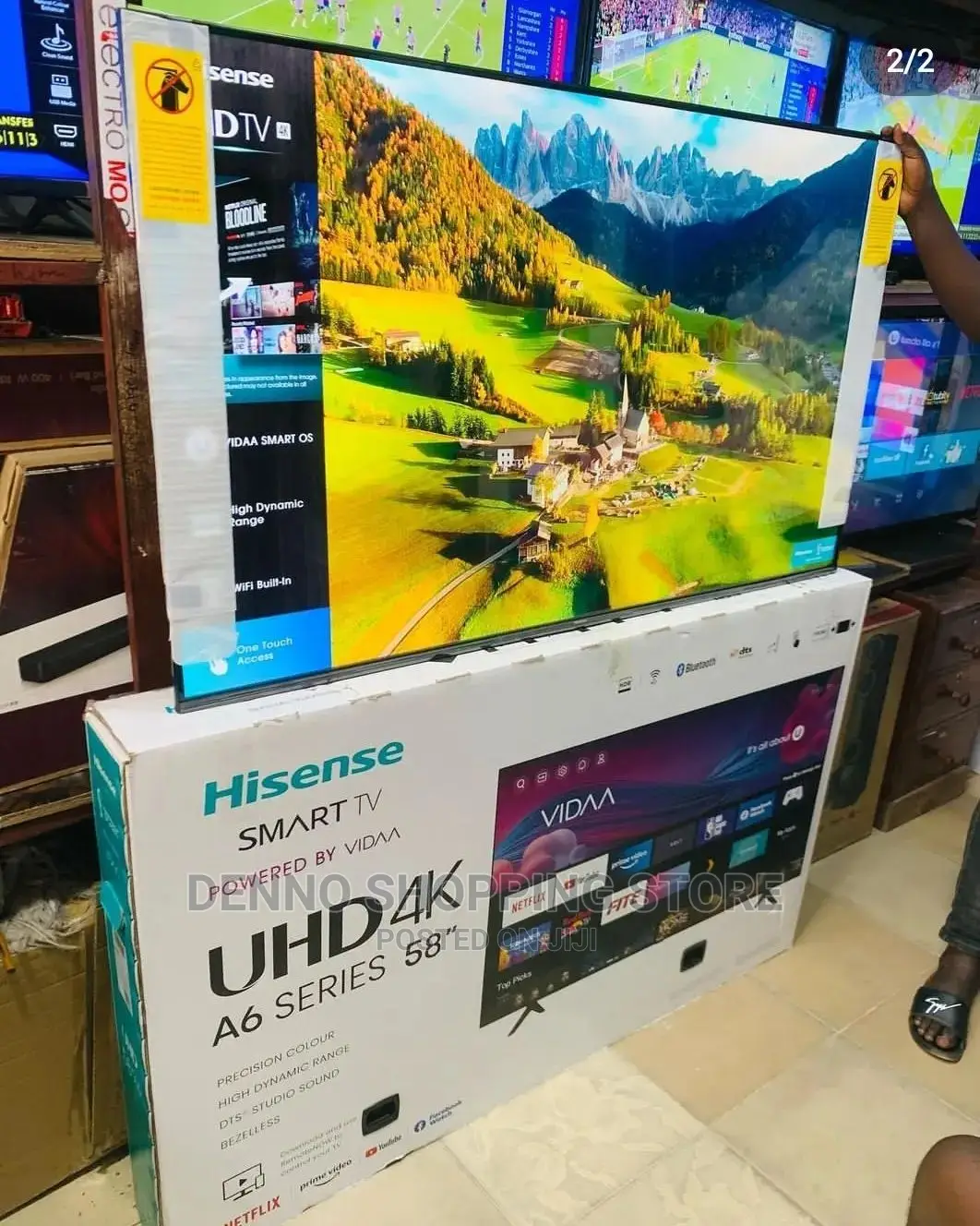 Hisense 58′′ UHD Smart LED TV