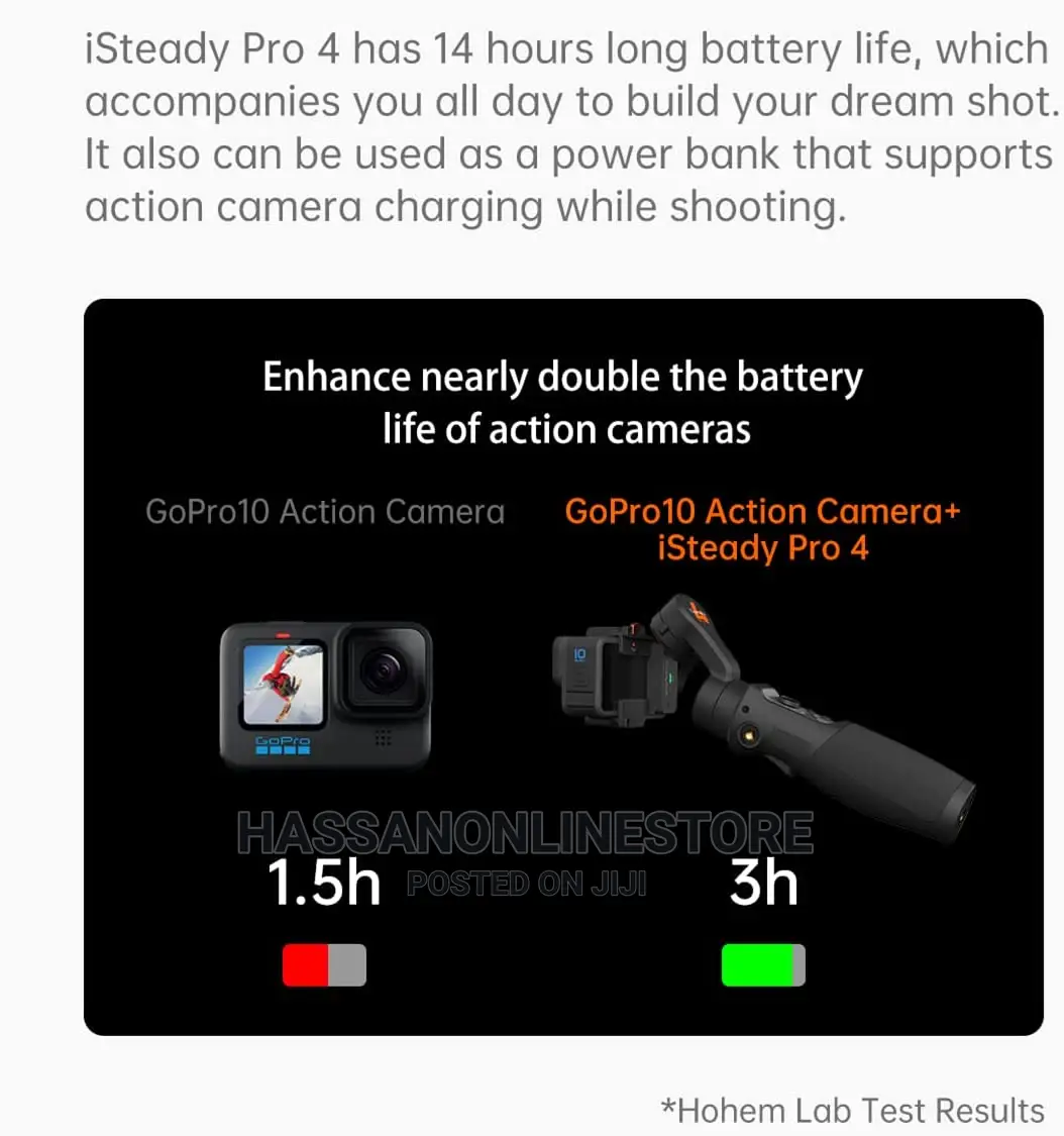 Hohem Isteady Pro 4 Action Camera Gimbal 3-Axis