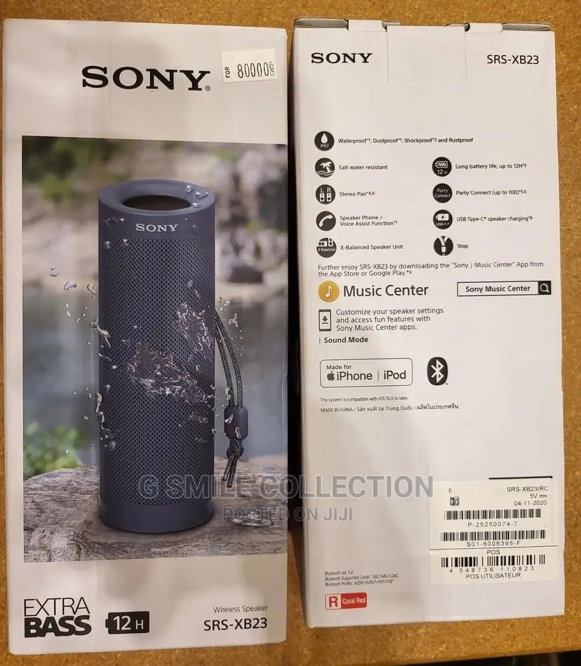 Sony Xb23 Bluetooth Speaker