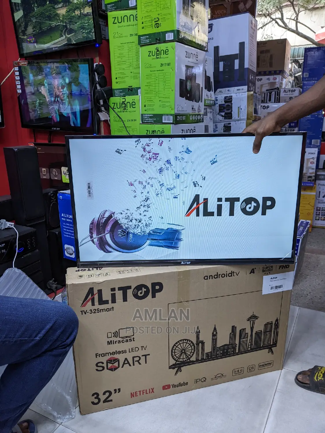 Alitop 32 Frameless Smart LED
