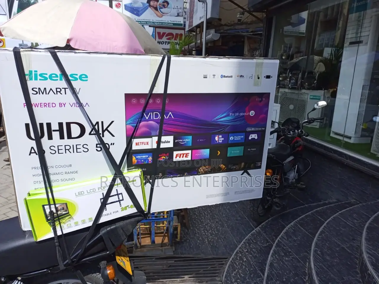 Hisense 50 Inch 4K UHD Frameless Smart LED TV