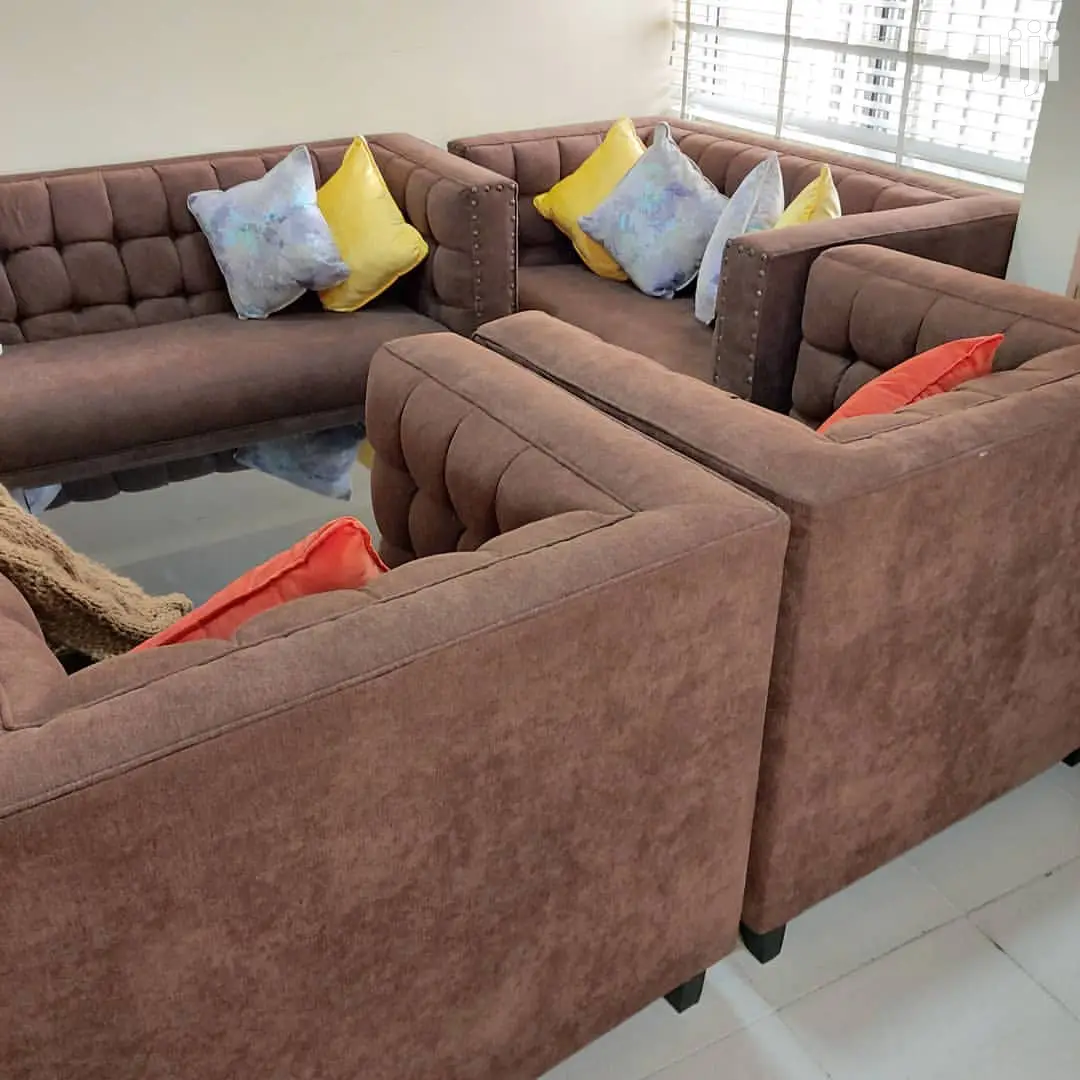 Brown BOX Sofas (3:2:1:1)