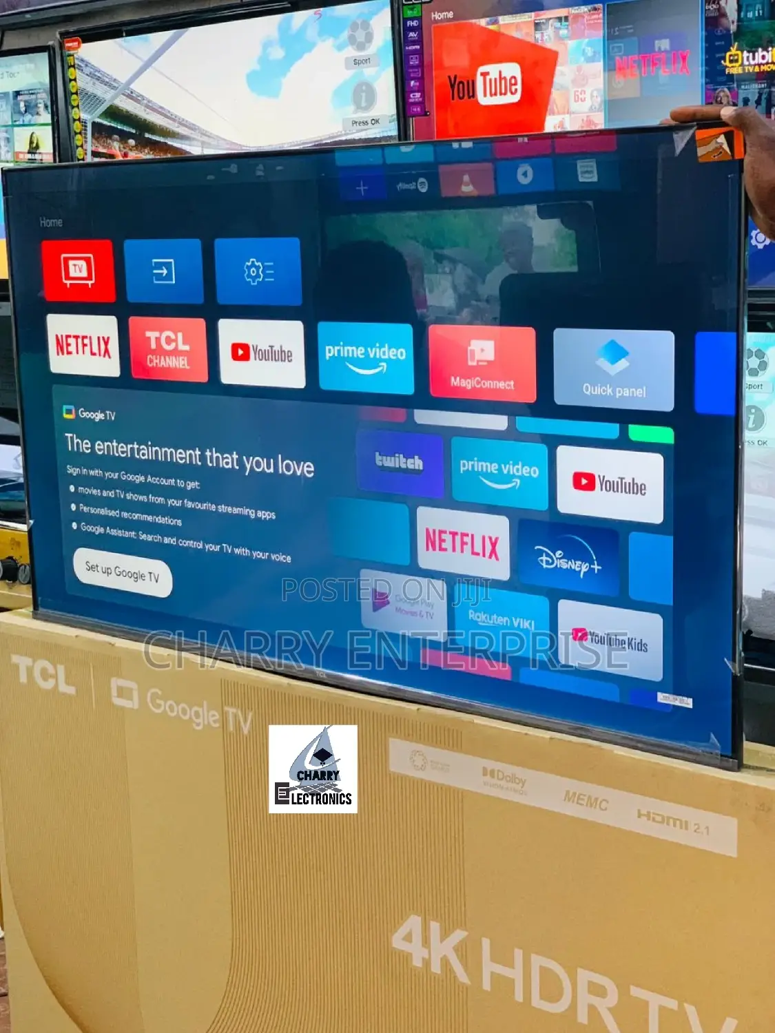 TCL Smart ÚHD Tv 
43 Inch P735