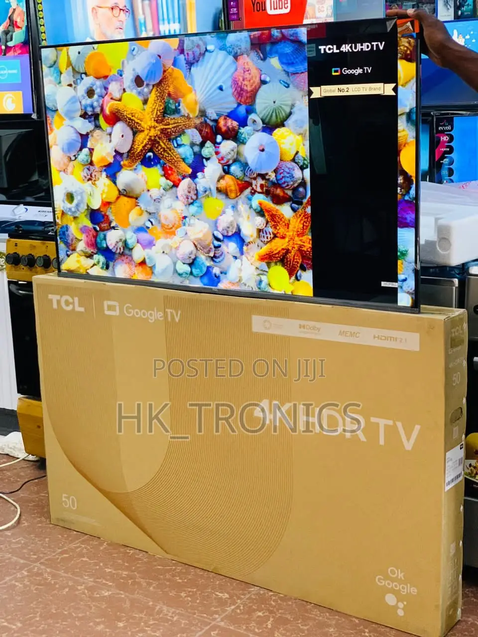 New TCL Hdr Google TV 50inch
