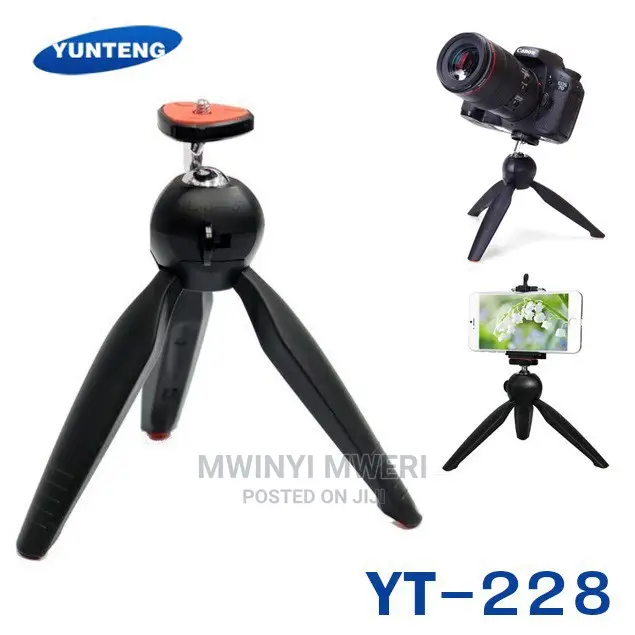 Yunteng Yt-228 Mini Tripod Phone Portable Telephone Camera