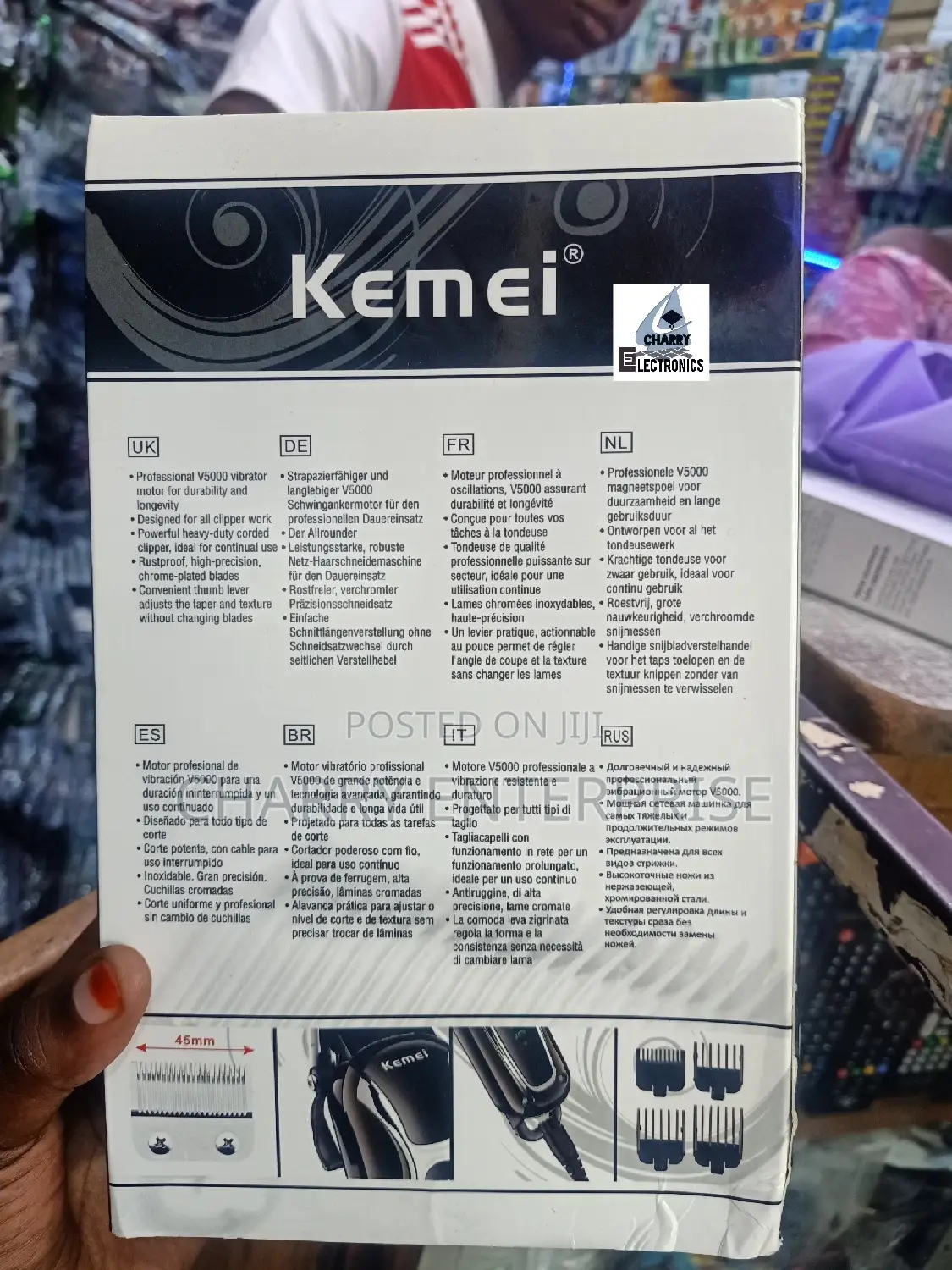 KEMEI Professional Wireless Hair Clipper OG5W