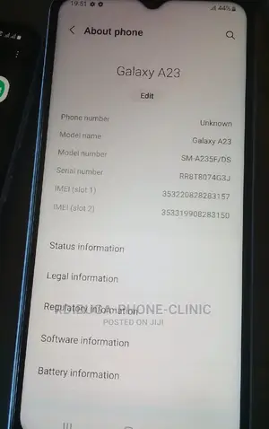 New Samsung Galaxy A23 128 GB Blue