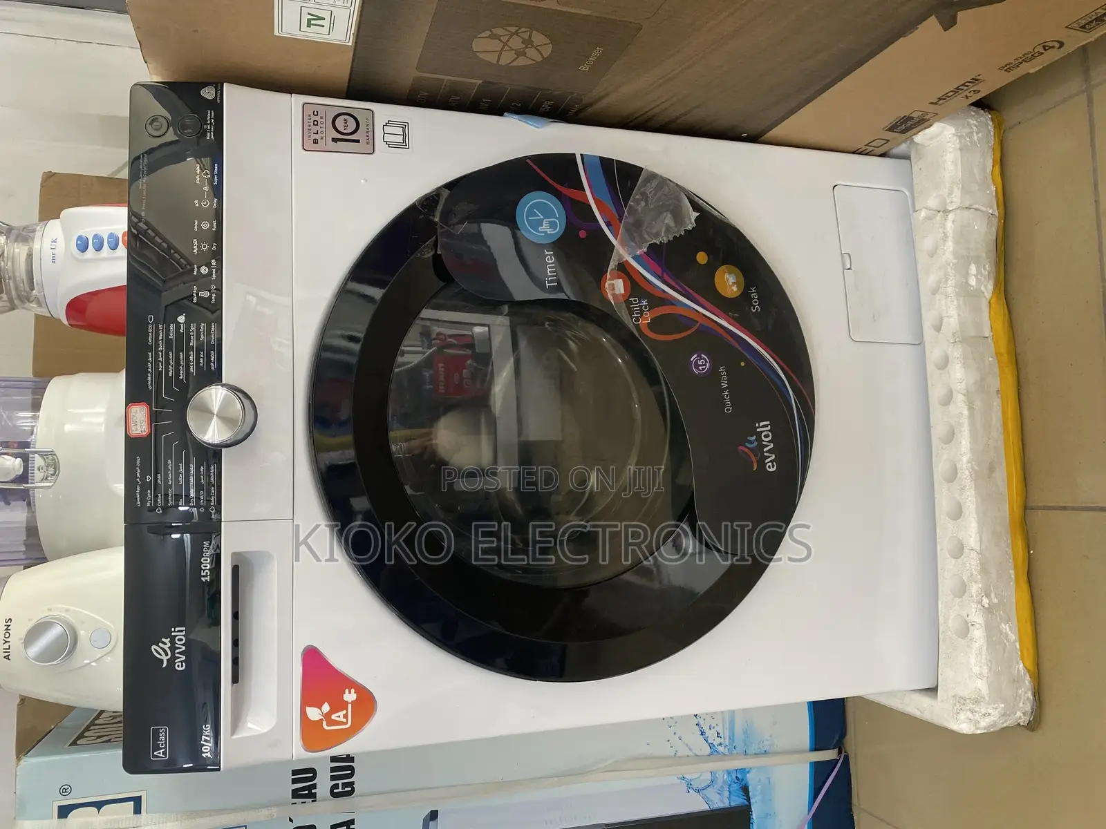 Evvoil Washing Machine -10kgswash 7kgsdryer