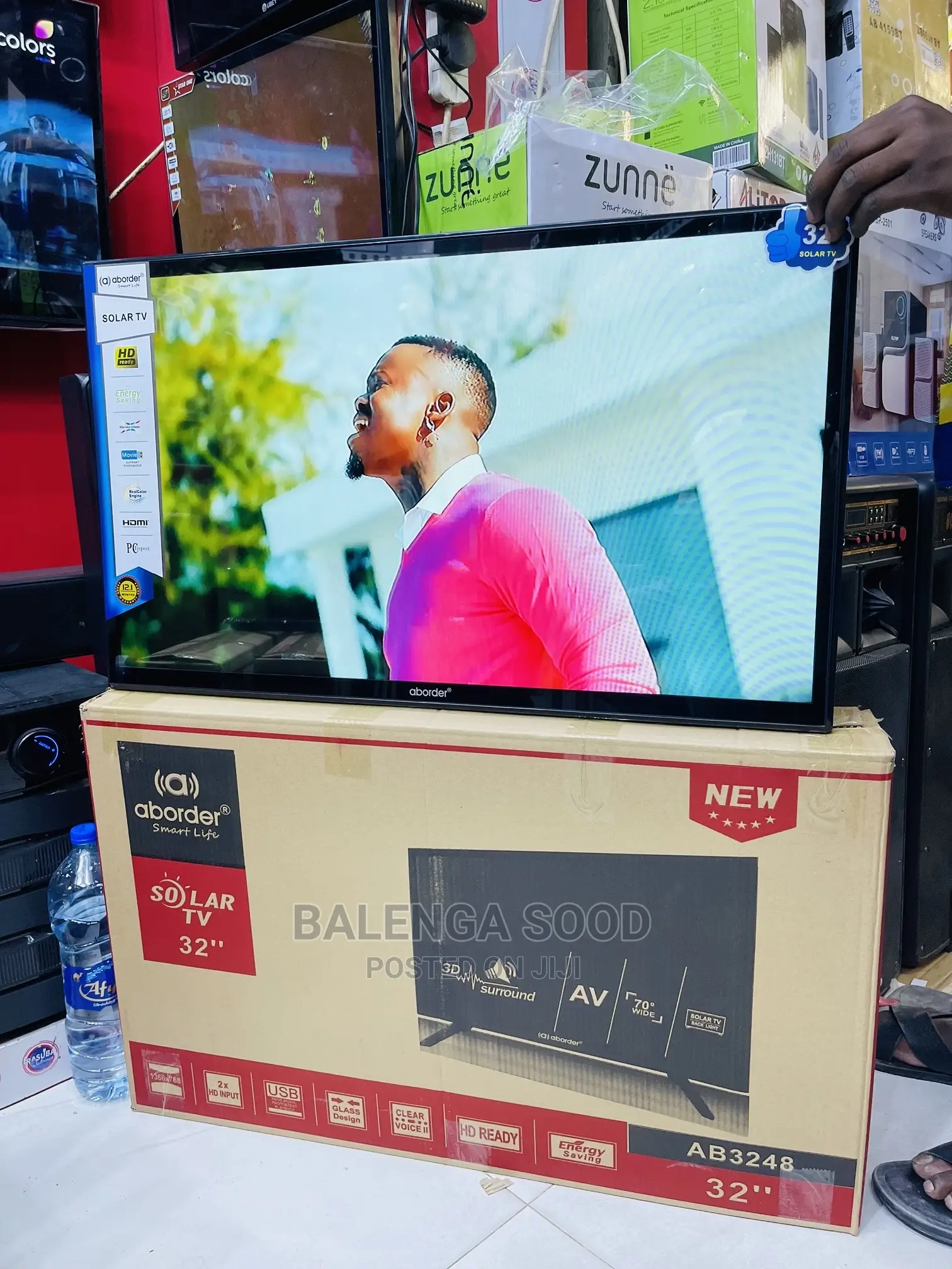 Aborder LED TV Inch 32 Double Glasss