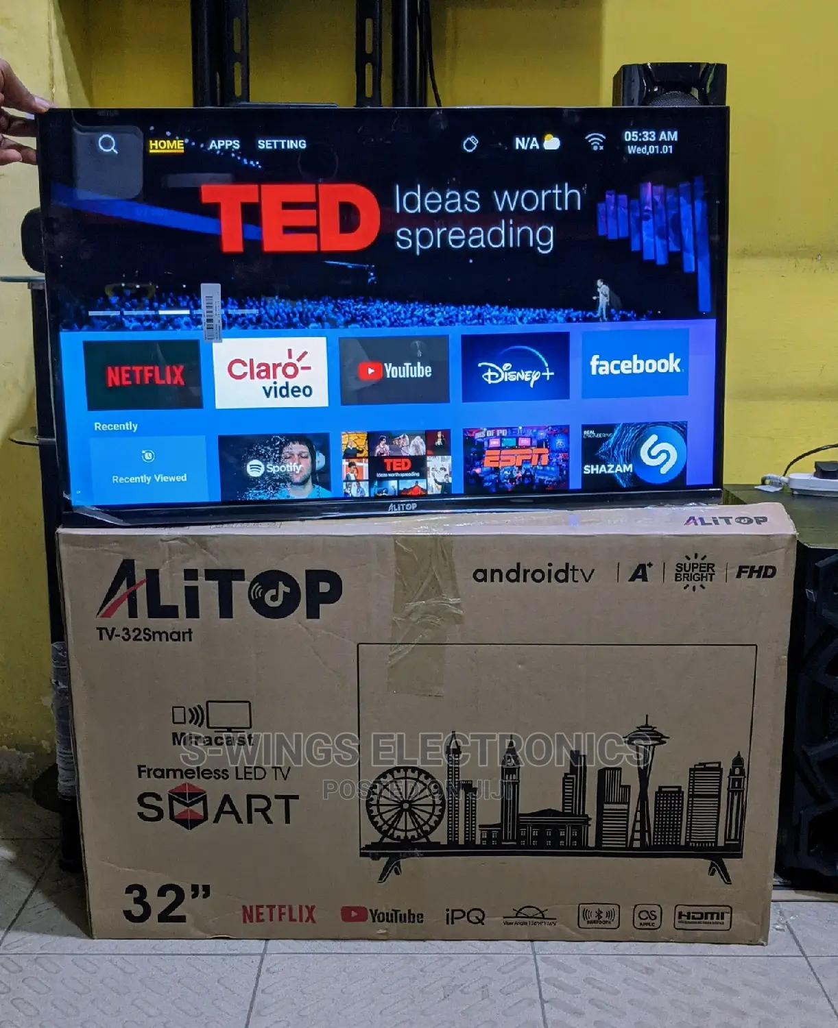 Alitop Android Smart Tv Inch 32