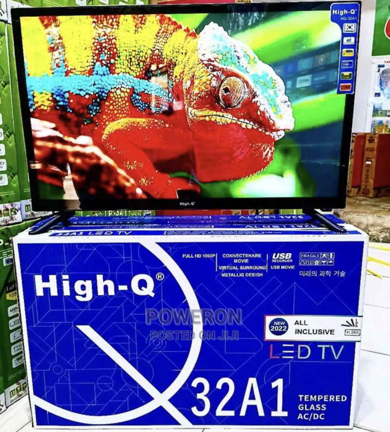 High-Q 32” Double Glass Tv