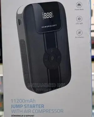 Jump Stater With Air Compressor and Powerbank