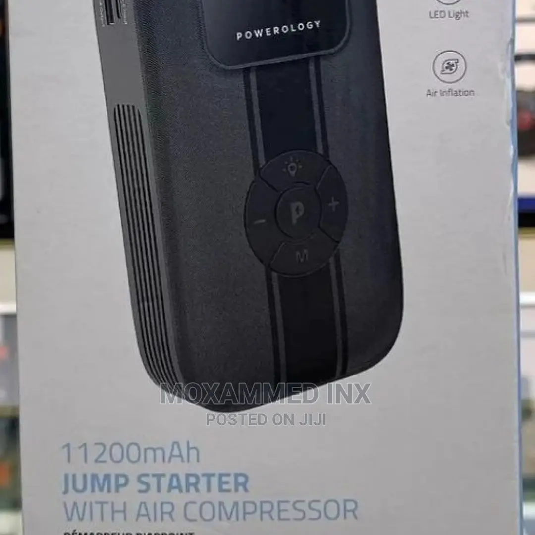 Jump Stater With Air Compressor and Powerbank