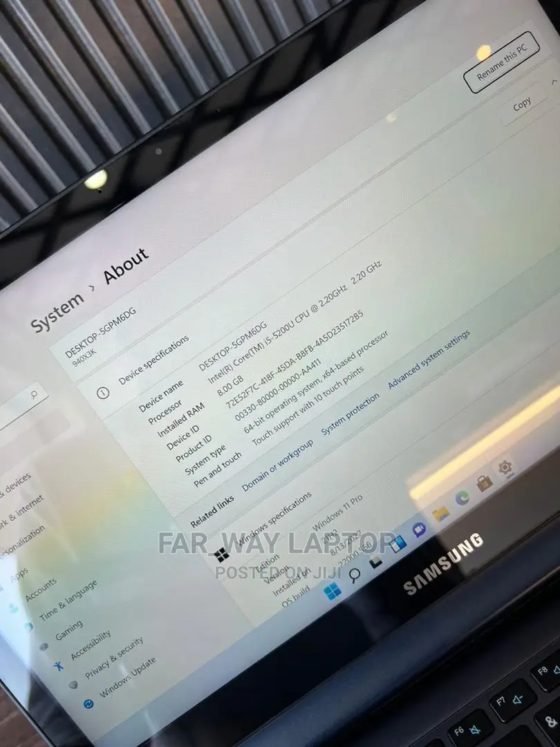 New Laptop Samsung Chromebook Pro 8GB Intel Core I5 SSD 256GB