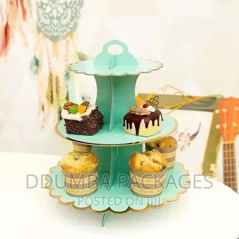 Paper Cupcakes Stands Rangi Tofauti