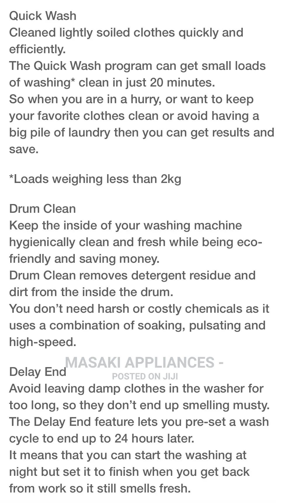 WW70T3010 SAMSUNG Automatic Washing Machine 7kg 1200RPM