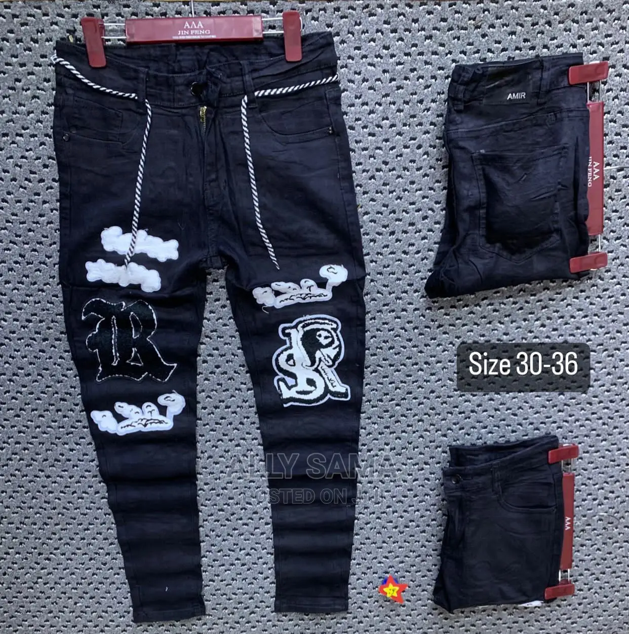 Mens Jeans  Culture Black