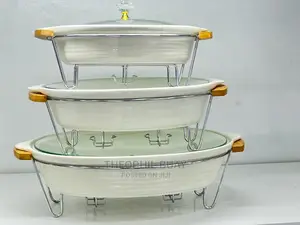 Serving Food Warmers 3 in a Set Nzuri
