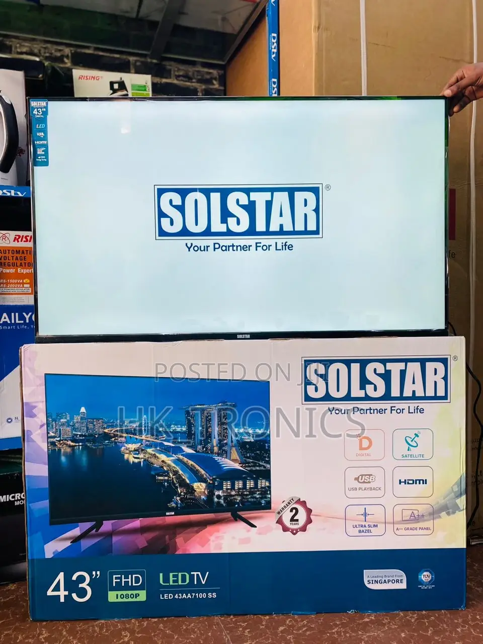 Solstar LED TV 43" Flameless
