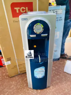 SOLSTAR Water Dispenser With Fridge 2 Taps