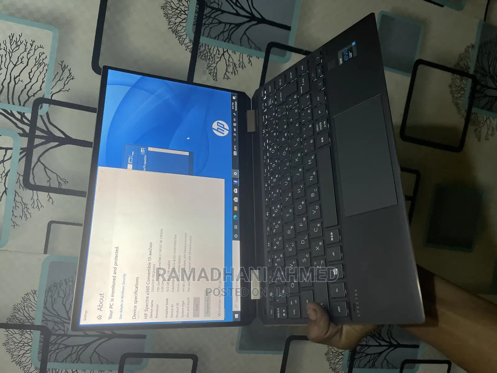 Laptop HP Spectre 16GB Intel Core I7 SSD 1T