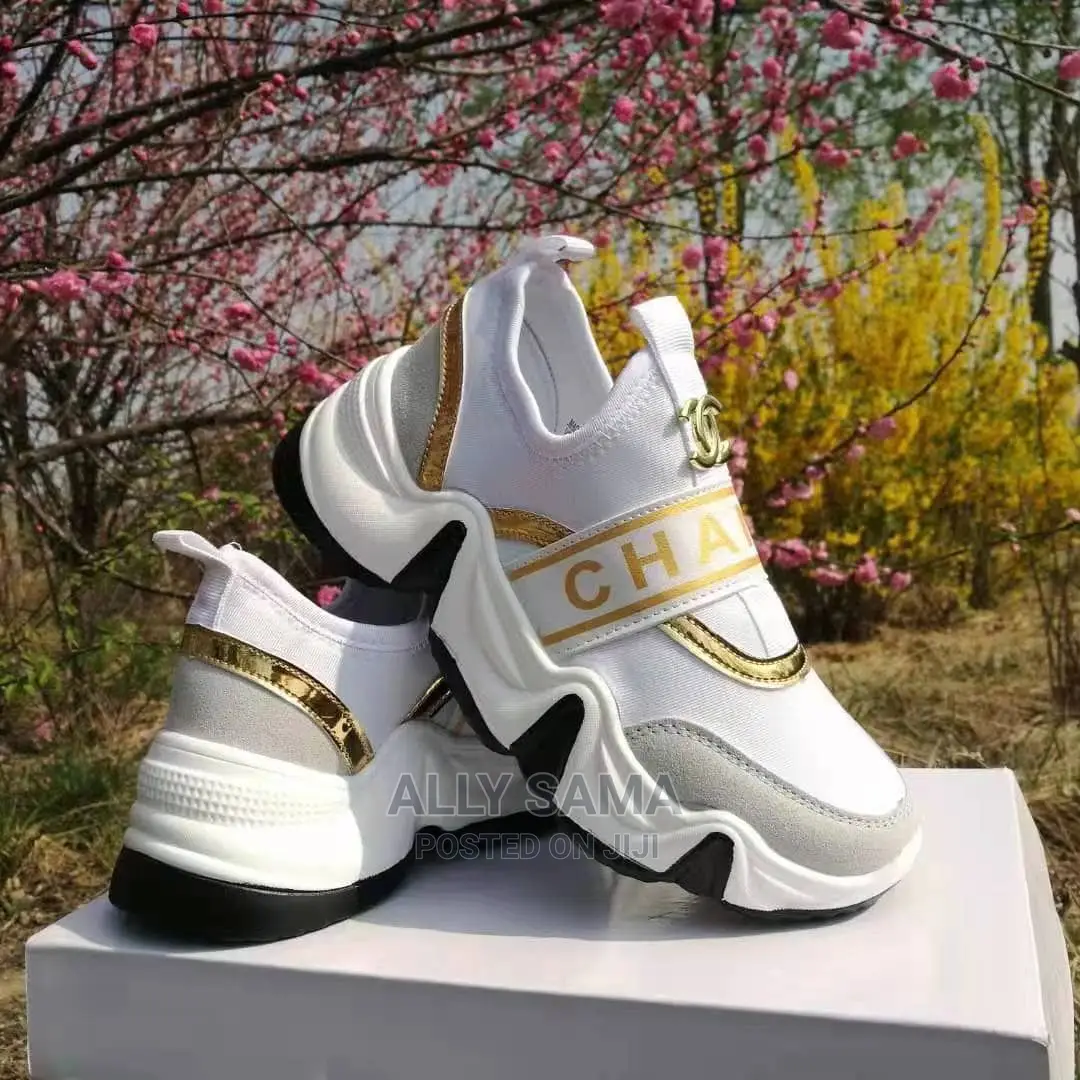 Channel White Lady's Shoes