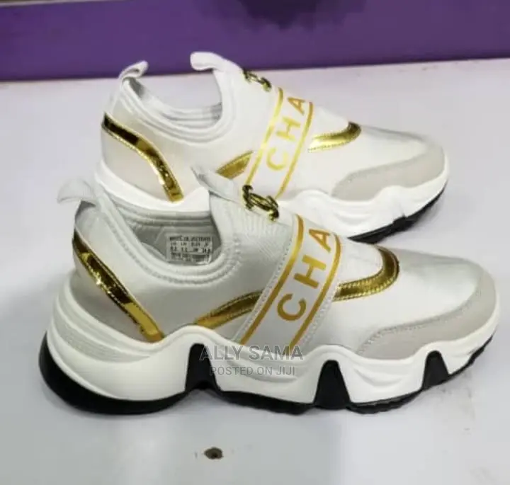 Channel White Lady's Shoes