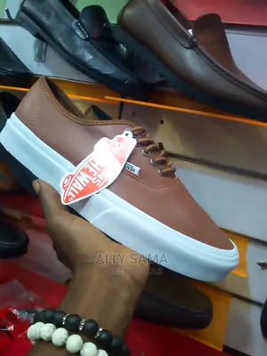 Men's Vans Brown Leather