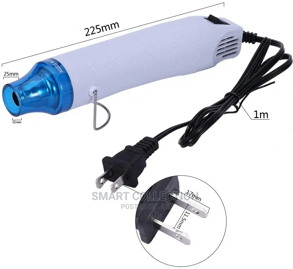 Mini Hot Air Gun, Portable Heat Gun With Stand for DIY