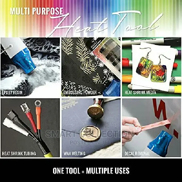 Mini Hot Air Gun, Portable Heat Gun With Stand for DIY