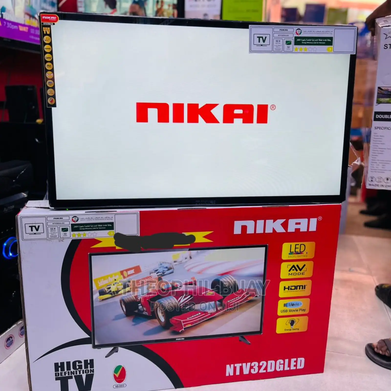 Nikai TV Single Glass 32” LED