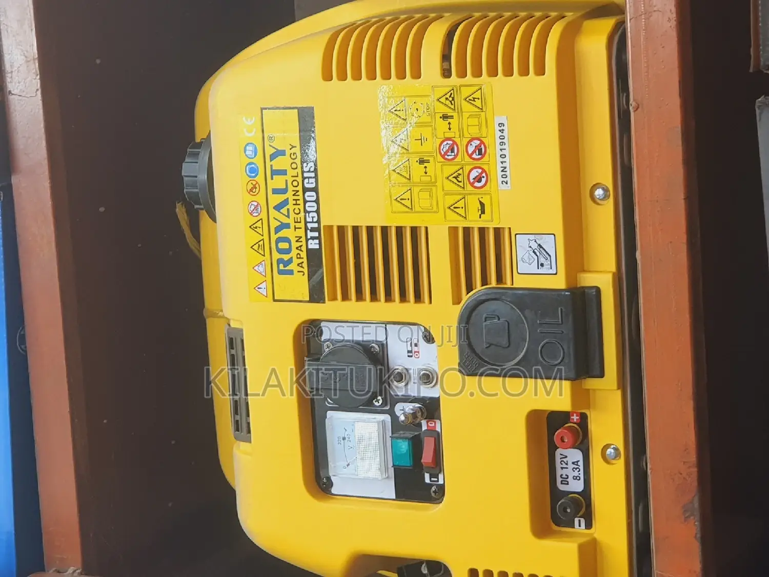 Royalty Silent Portable Generator 1.2kva