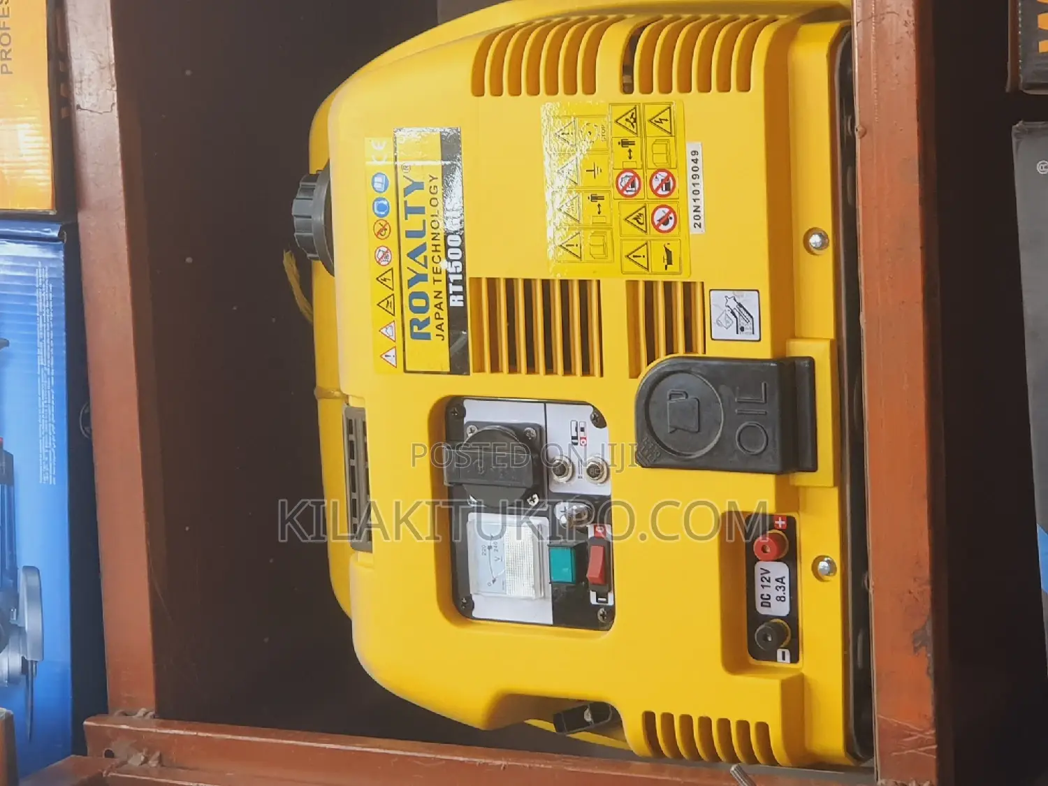 Royalty Silent Portable Generator 1.2kva