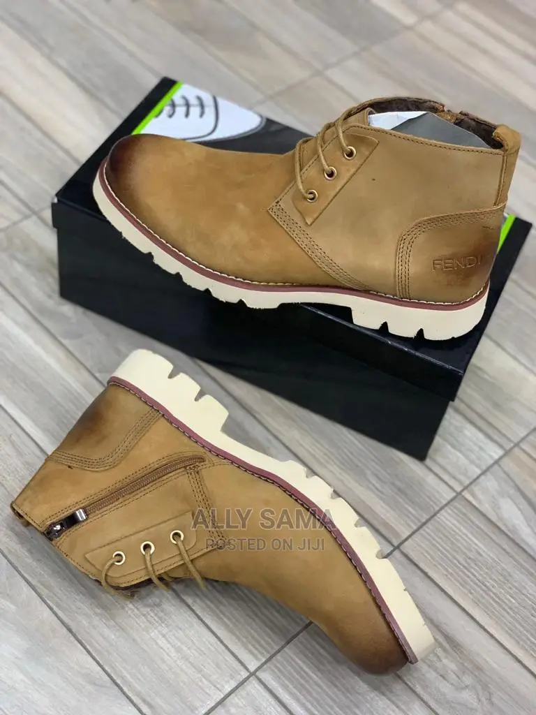 Fendi Brown Pure Leather
