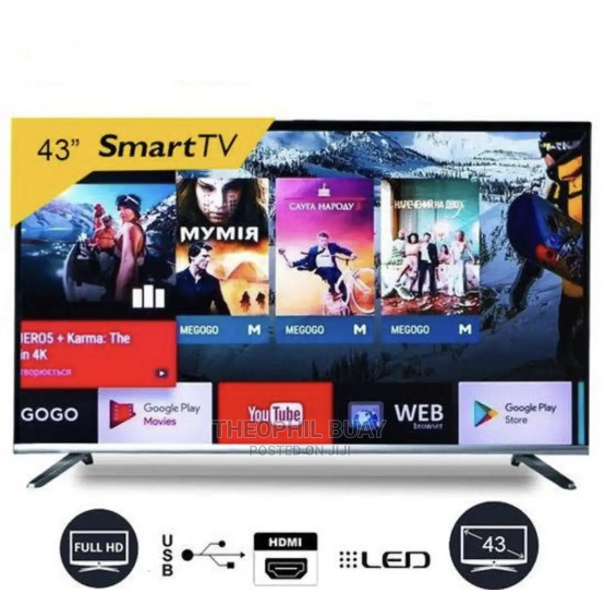 Solstar 43” Smart Tv