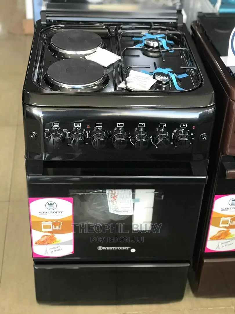 Westpoint 2 Gas Plate 2 Elect Plates 50x55cm Electric Oven
