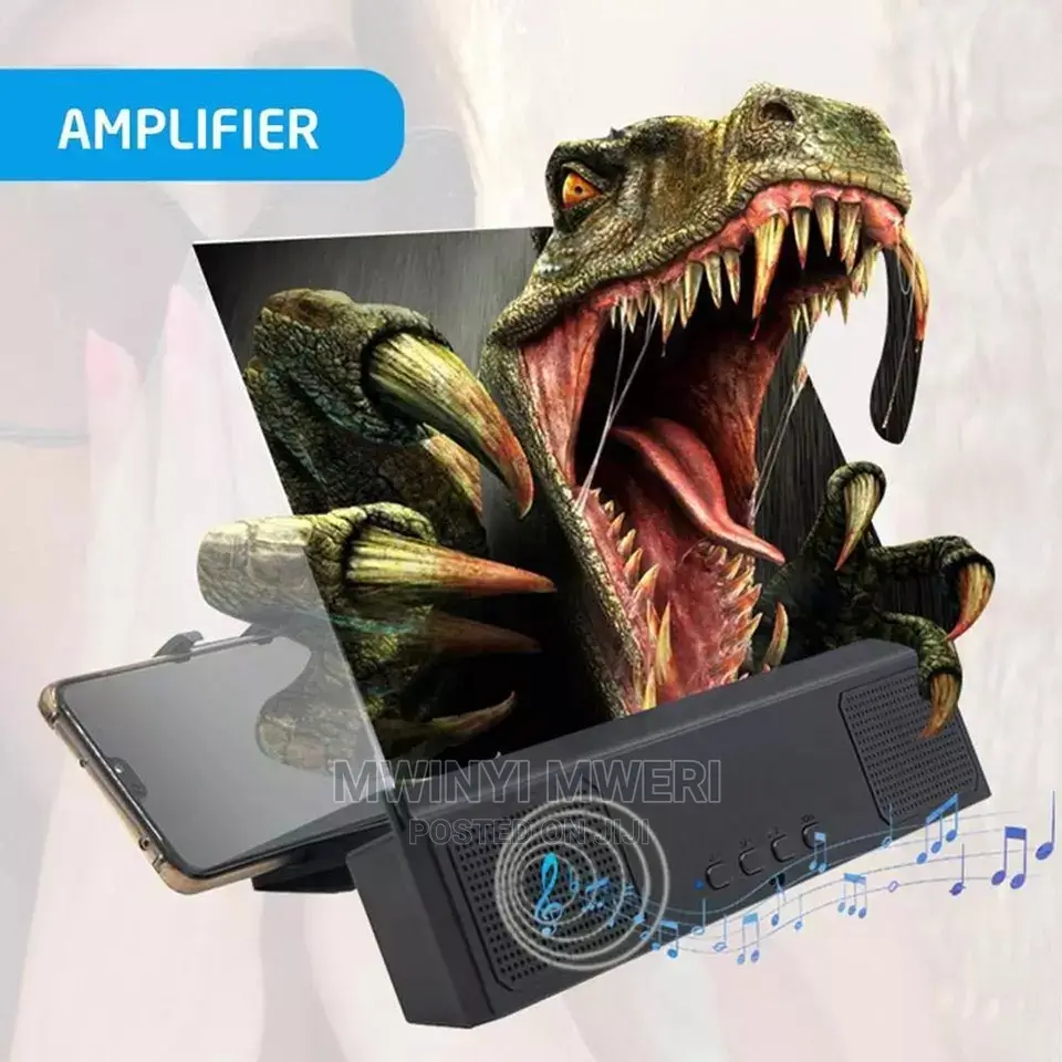 12 Inch HD 3D Screen Amplifier Folding Desktop Mobile Phone