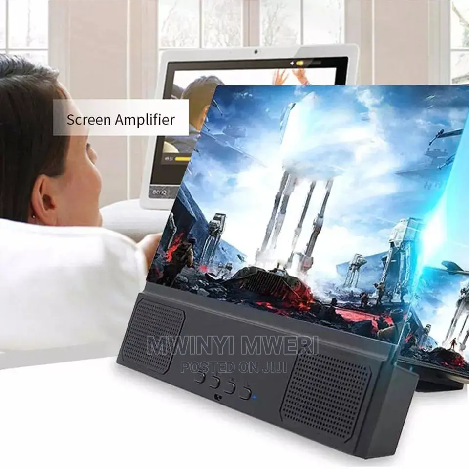 12 Inch HD 3D Screen Amplifier Folding Desktop Mobile Phone