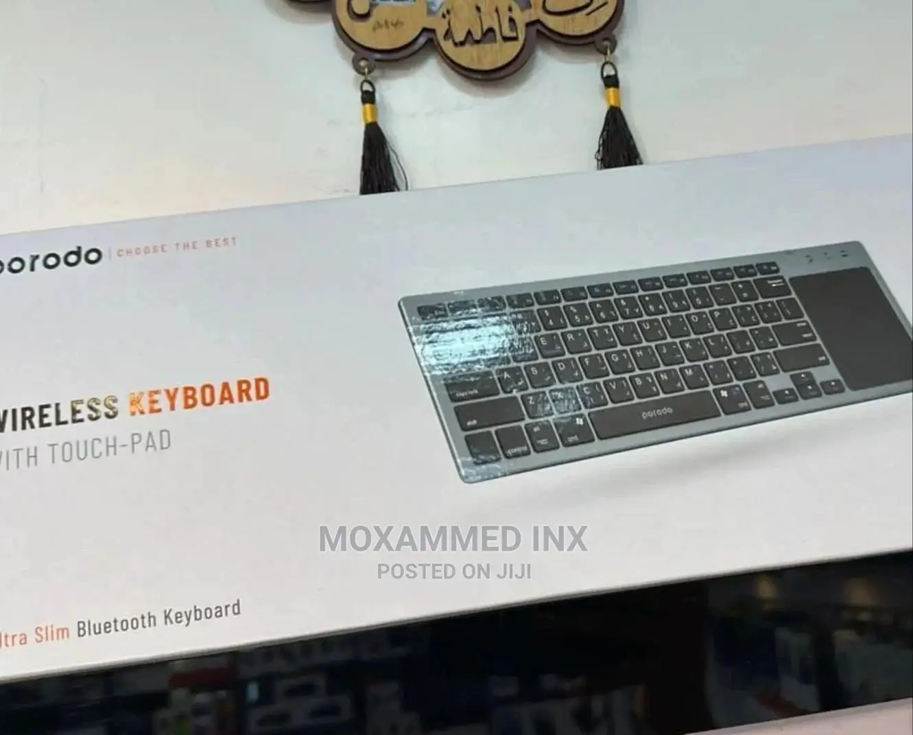 Ultra Slim Porodo Bluetooth Keyboard With Touchpad