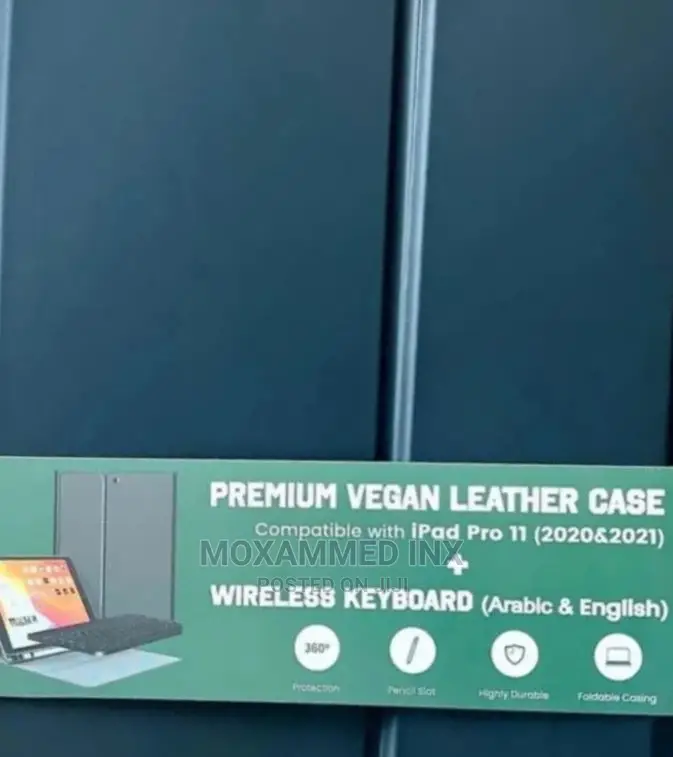 Premium Vegan Leather Case With Keyboard