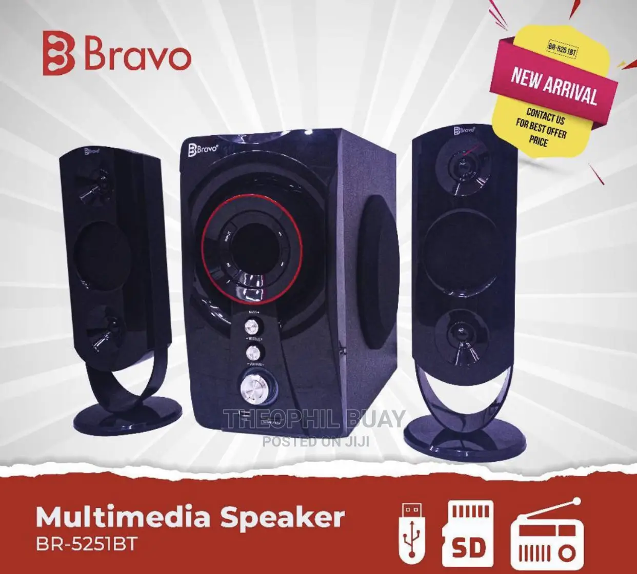 Multimedia Speaker Radio Amazing Bravo