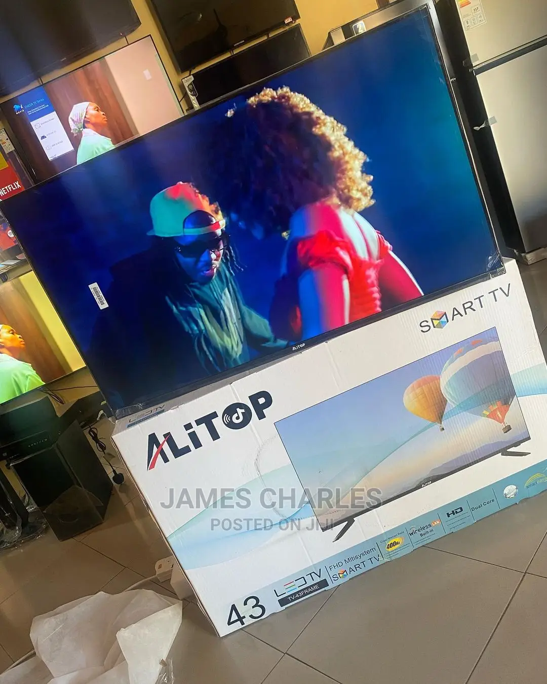 43" Alitop Smart Tv
