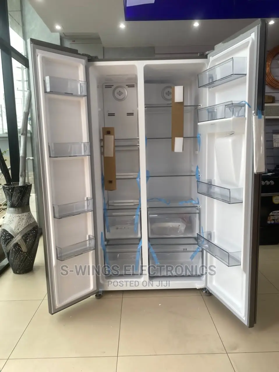 Bruhm Side By Side Refrigerator 516L