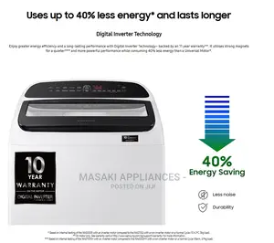 OFFER SAMSUNG 10kg Top Load Washing Machine Washer WA10T5260