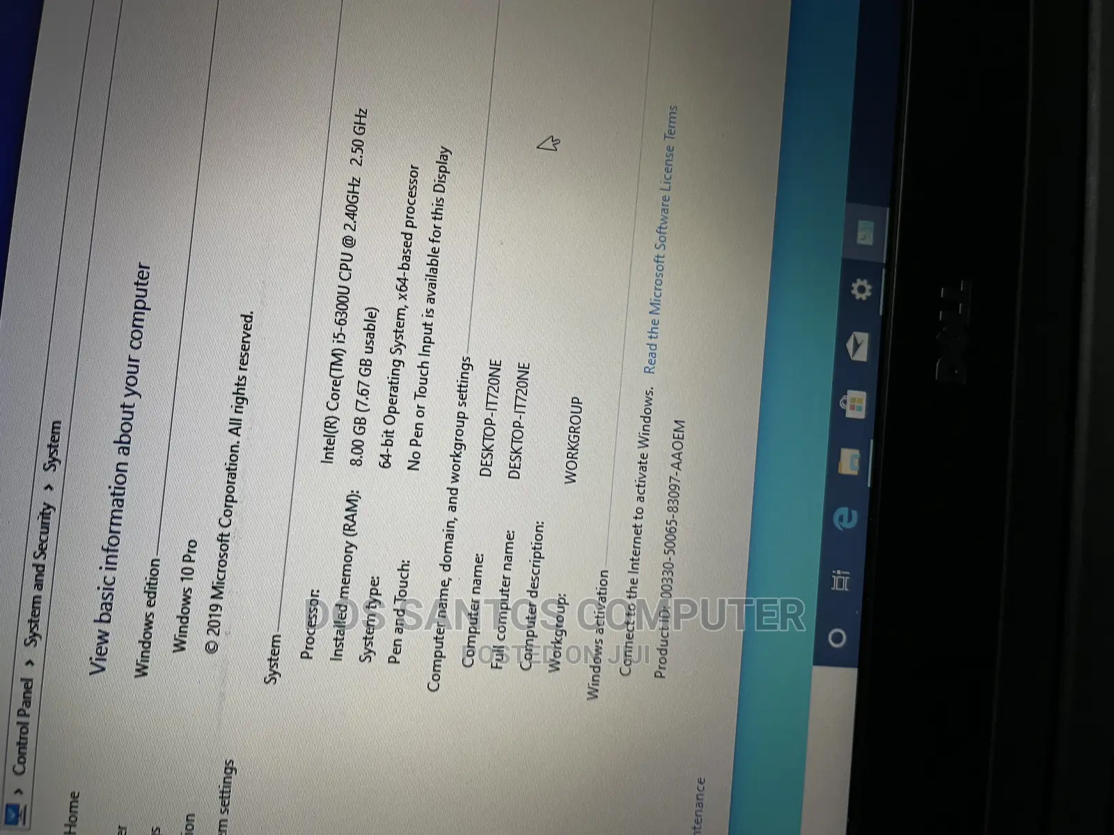 Laptop Dell Latitude 12 E5270 4GB Intel Core I5 HDD 500GB
