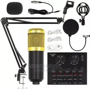 Condenser Microphone Bundle, HDSNH BM-800 Mic Kit