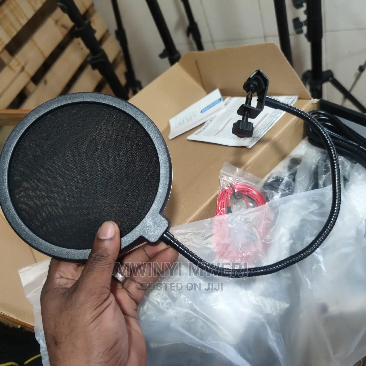 Condenser Microphone Bundle, HDSNH BM-800 Mic Kit