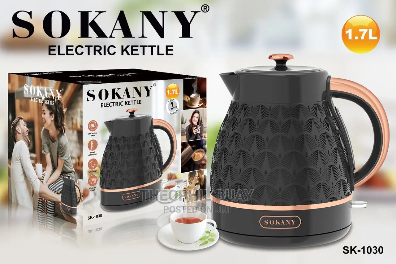 Sokany Black Electric Kettle