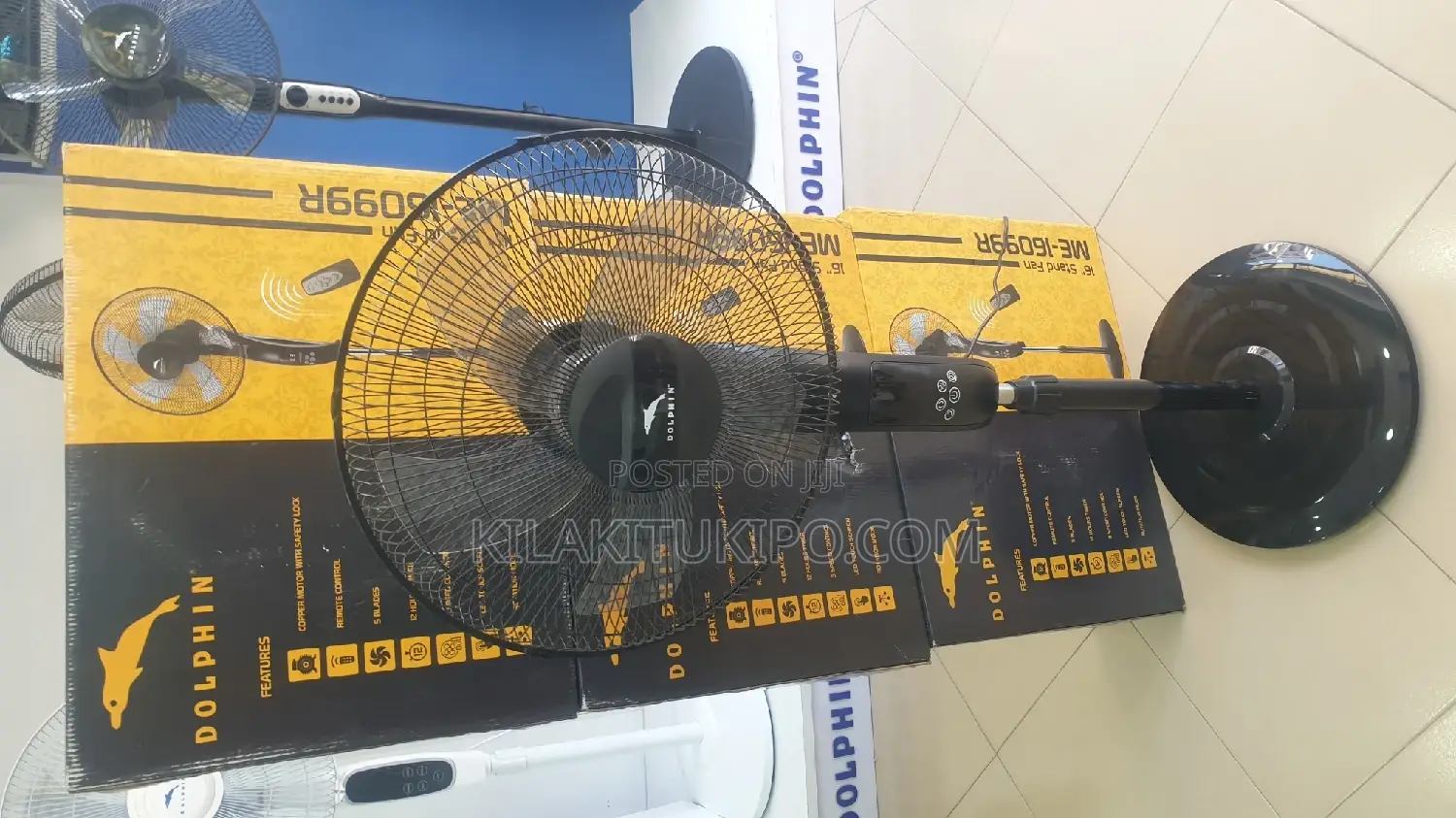 LED Touch Screen Fan With Remote