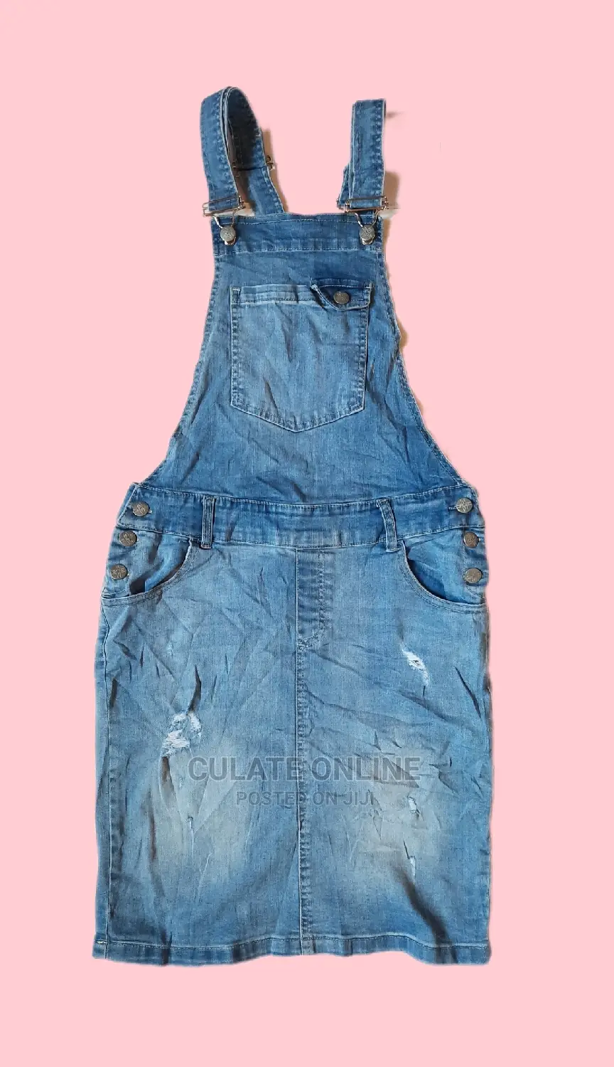 Short Thrift Denim Dresses